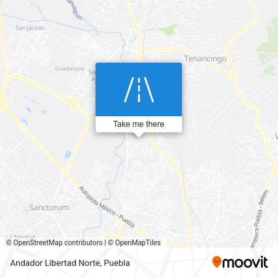 Andador Libertad Norte map