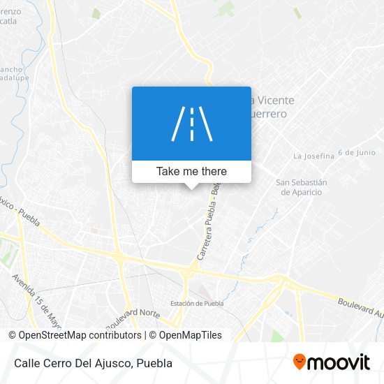 Calle Cerro Del Ajusco map
