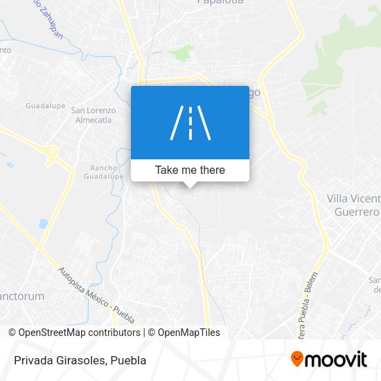 Mapa de Privada Girasoles