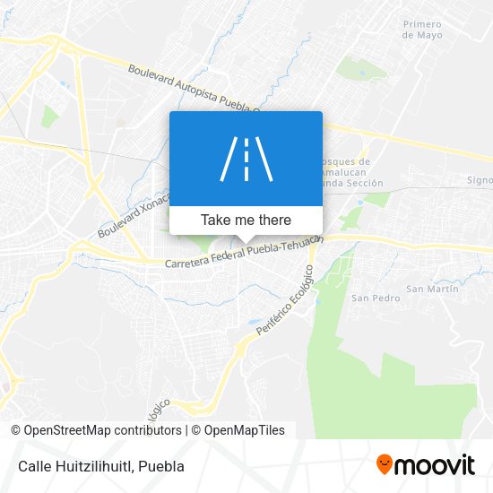Mapa de Calle Huitzilihuitl