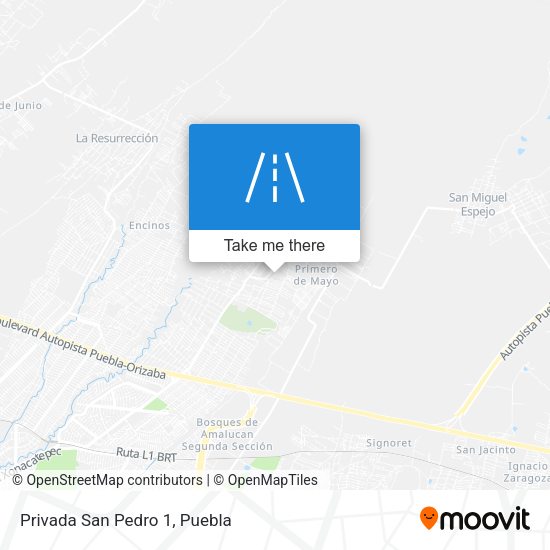Privada San Pedro 1 map