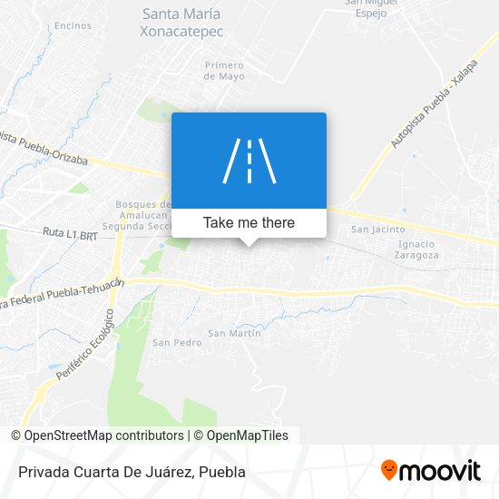 Privada Cuarta De Juárez map