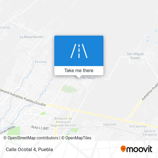 Mapa de Calle Ocotal 4