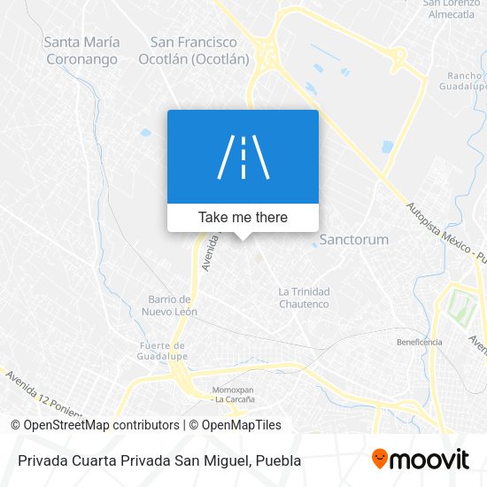 Privada Cuarta Privada San Miguel map