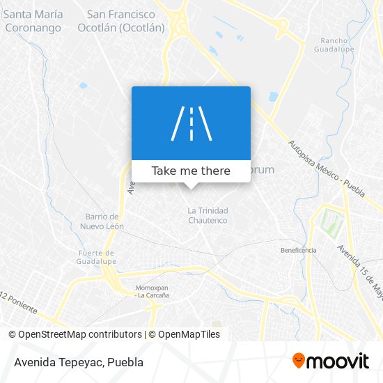 Avenida Tepeyac map