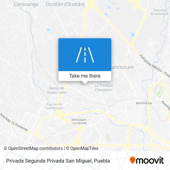 Mapa de Privada Segunda Privada San Miguel