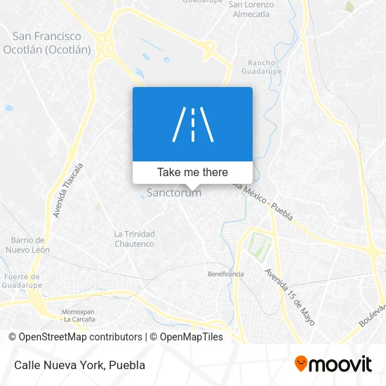 Mapa de Calle Nueva York