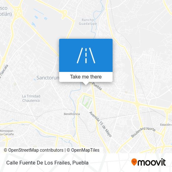 Mapa de Calle Fuente De Los Frailes
