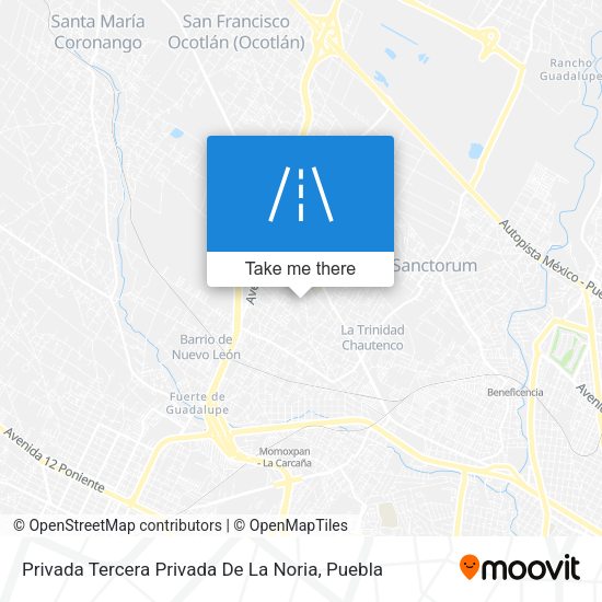 Privada Tercera Privada De La Noria map