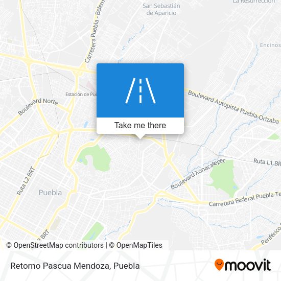 Retorno Pascua Mendoza map