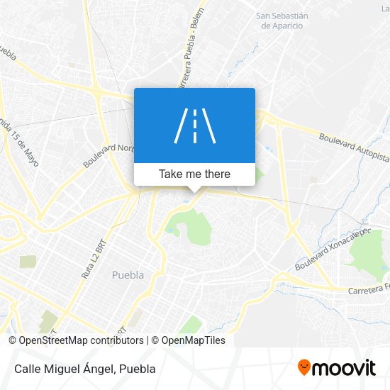 Mapa de Calle Miguel Ángel