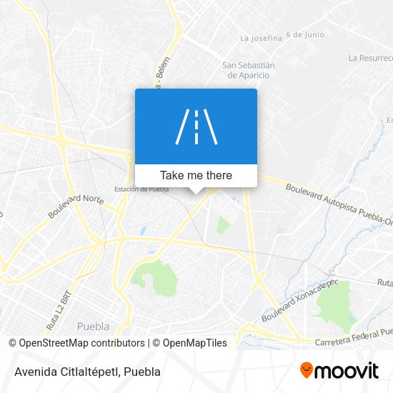Mapa de Avenida Citlaltépetl