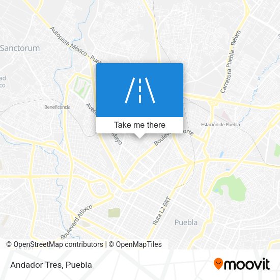 Mapa de Andador Tres