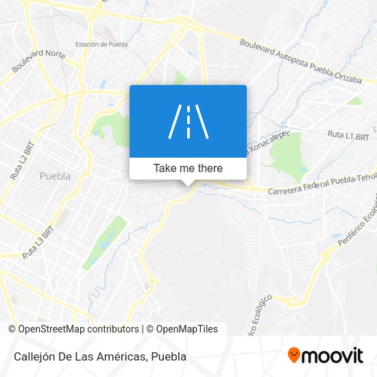 Callejón De Las Américas map