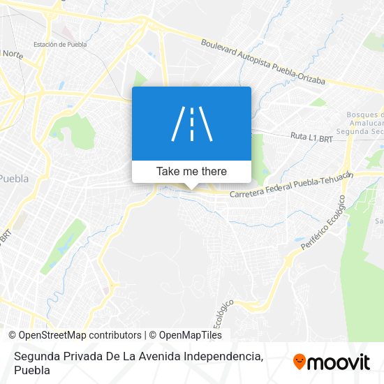 Segunda Privada De La Avenida Independencia map