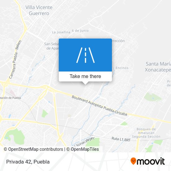 Mapa de Privada 42