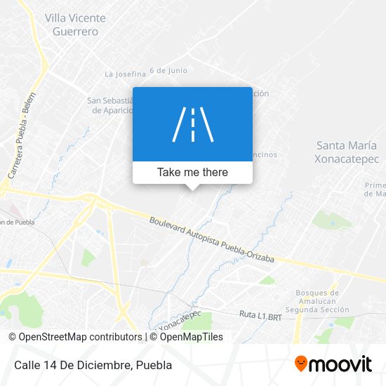 Calle 14 De Diciembre map