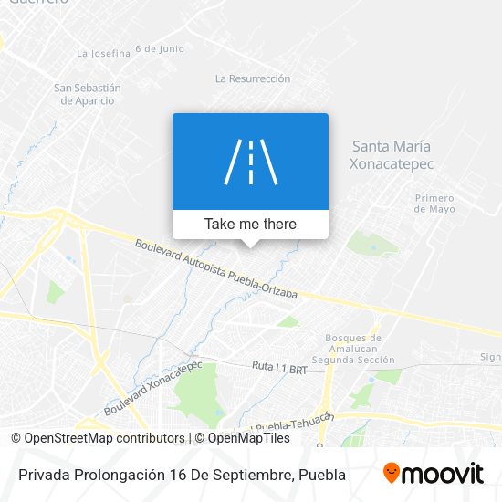 Mapa de Privada Prolongación 16 De Septiembre