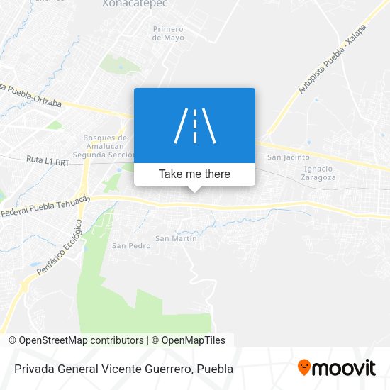 Privada General Vicente Guerrero map