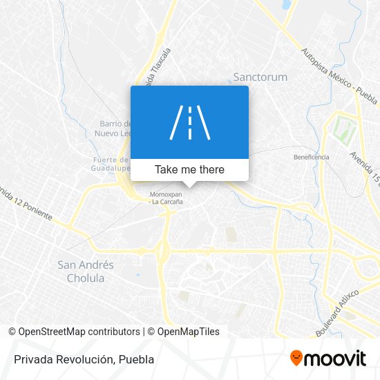 Mapa de Privada Revolución