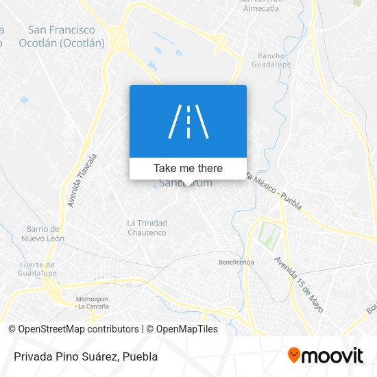 Privada Pino Suárez map