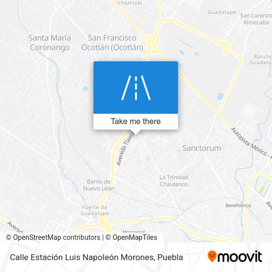 Calle Estación Luis Napoleón Morones map