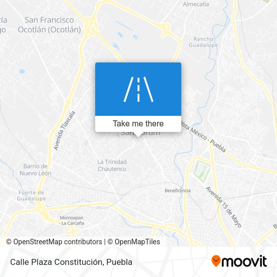 Mapa de Calle Plaza Constitución