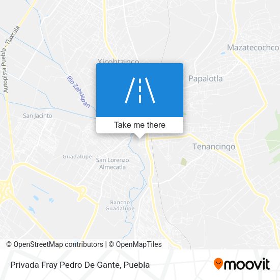 Mapa de Privada Fray Pedro De Gante