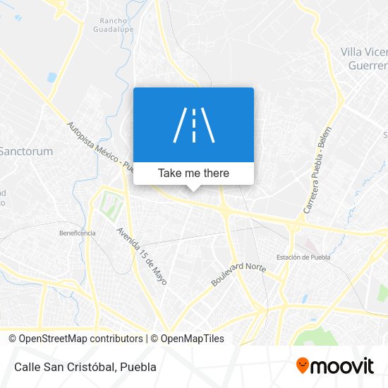 Calle San Cristóbal map