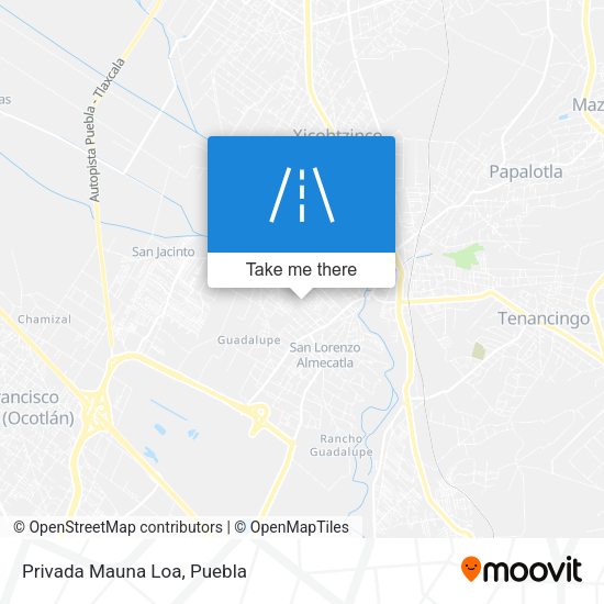 Privada Mauna Loa map