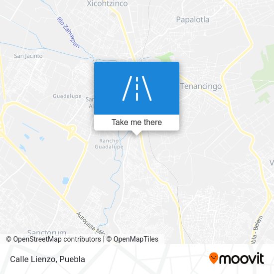 Mapa de Calle Lienzo