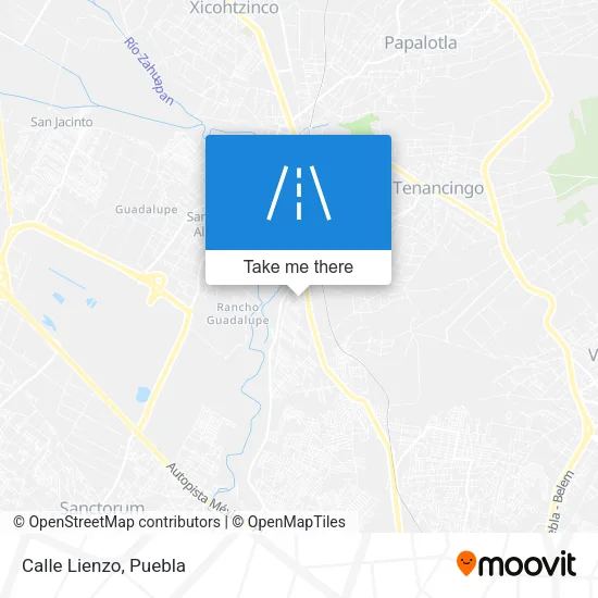 Mapa de Calle Lienzo