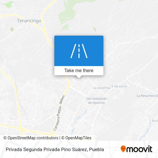 Mapa de Privada Segunda Privada Pino Suárez