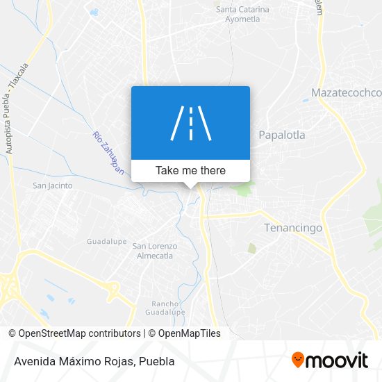 Avenida Máximo Rojas map