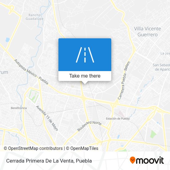 Cerrada Primera De La Venta map