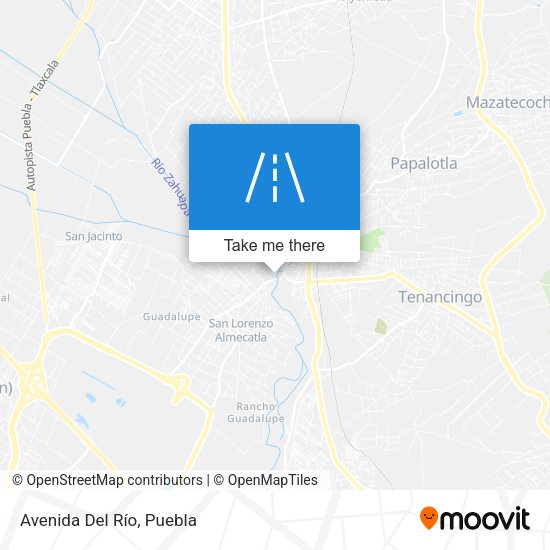 Mapa de Avenida Del Río