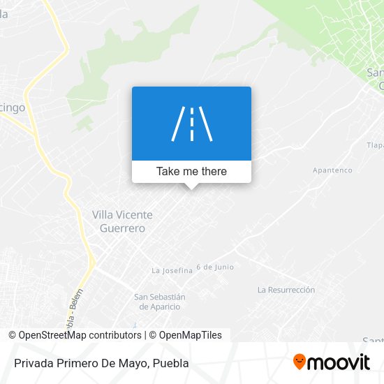 Privada Primero De Mayo map