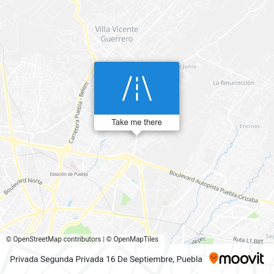 Privada Segunda Privada 16 De Septiembre map