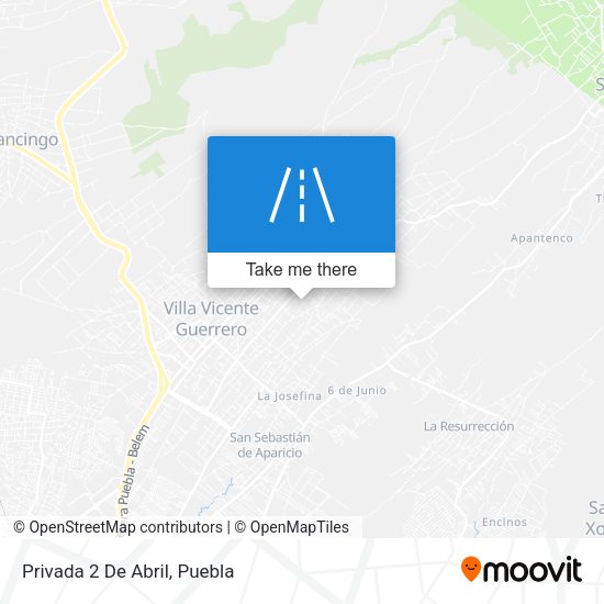 Mapa de Privada 2 De Abril