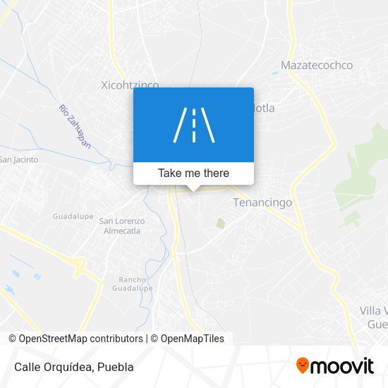 Mapa de Calle Orquídea