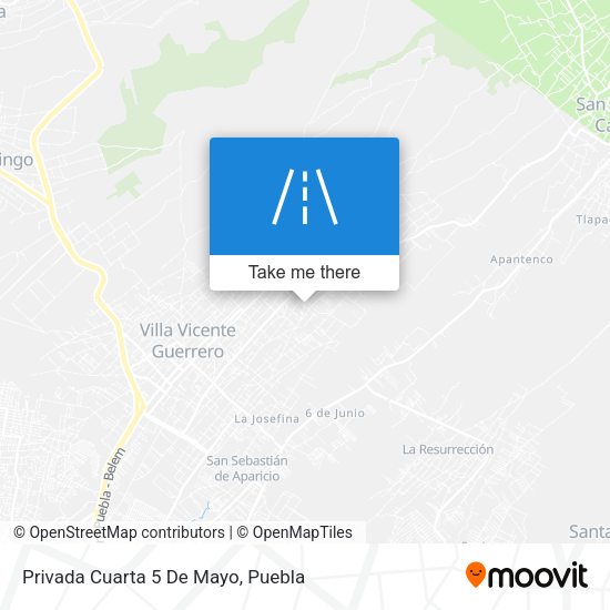 Mapa de Privada Cuarta 5 De Mayo