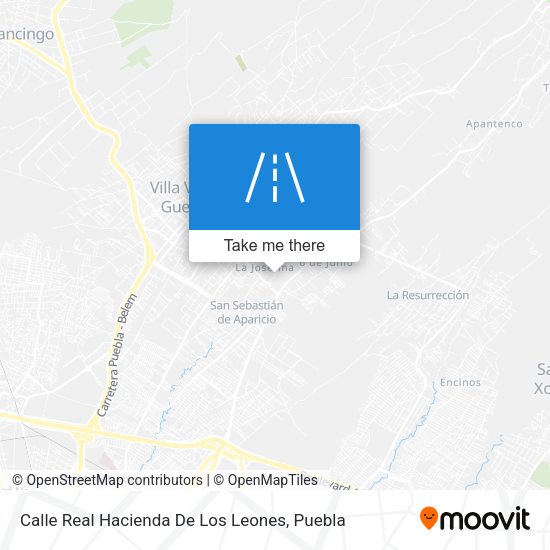 Calle Real Hacienda De Los Leones map