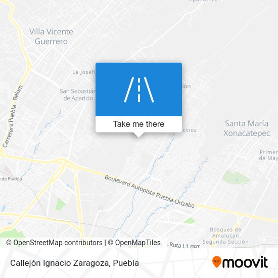 Callejón Ignacio Zaragoza map