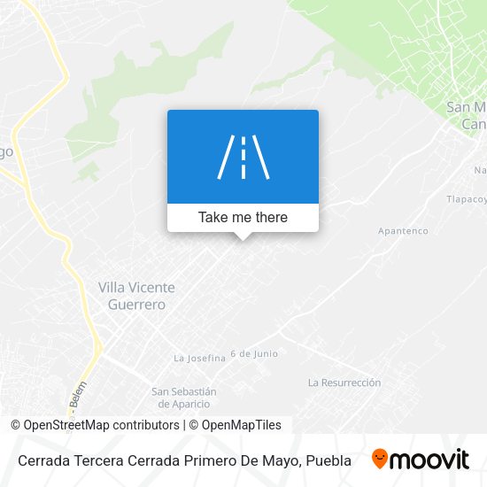Cerrada Tercera Cerrada Primero De Mayo map