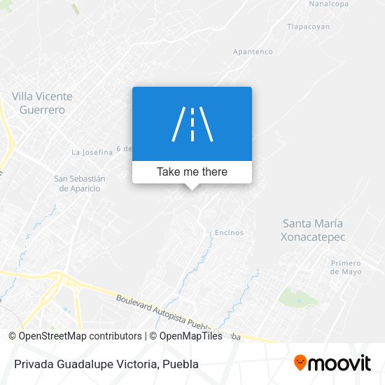 Privada Guadalupe Victoria map