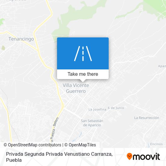 Mapa de Privada Segunda Privada Venustiano Carranza