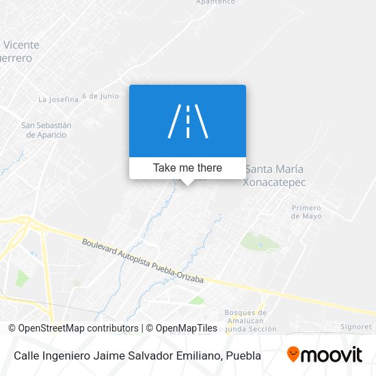 Calle Ingeniero Jaime Salvador Emiliano map
