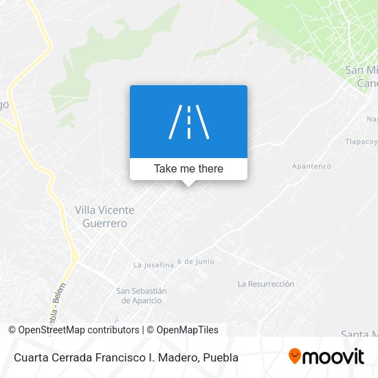 Cuarta Cerrada Francisco I. Madero map