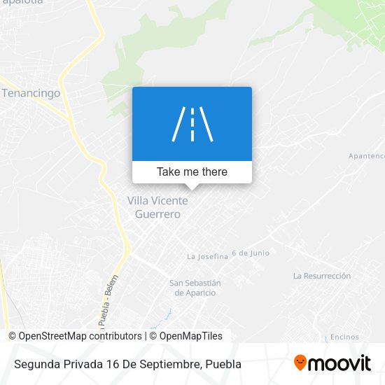 Segunda Privada 16 De Septiembre map