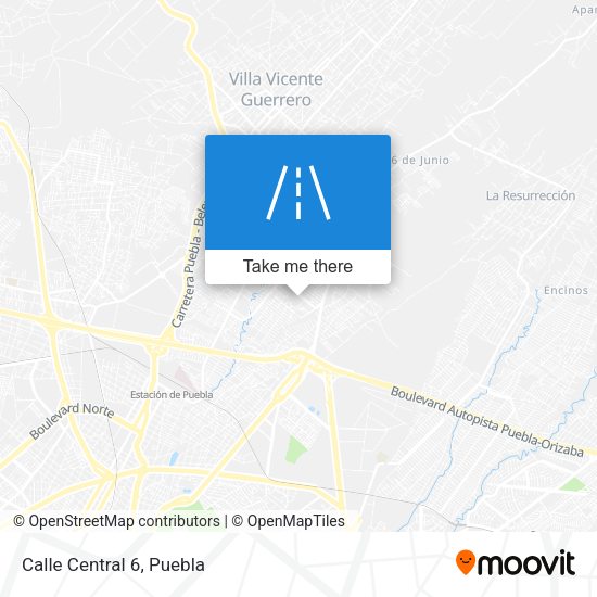 Mapa de Calle Central 6